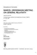 Proceedings of the Second Marcel Grossmann Meeting cover
