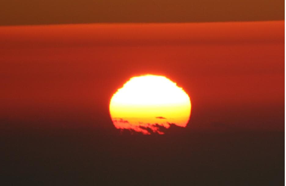 The Sun near the horizon, from the Solar Physics Laboratory archive