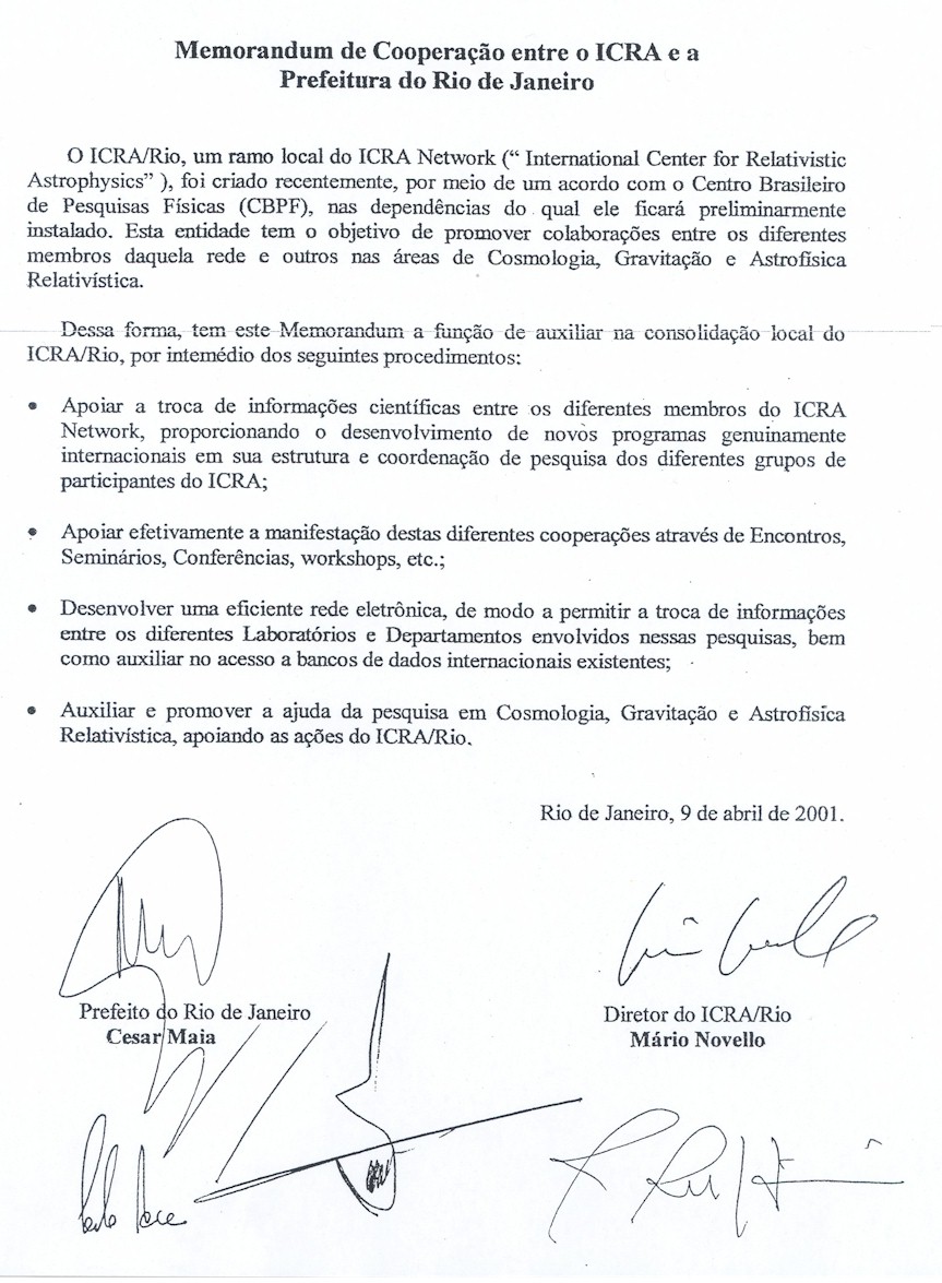 Prefeitura do Rio de Janeiro (Brzail) agreement 1